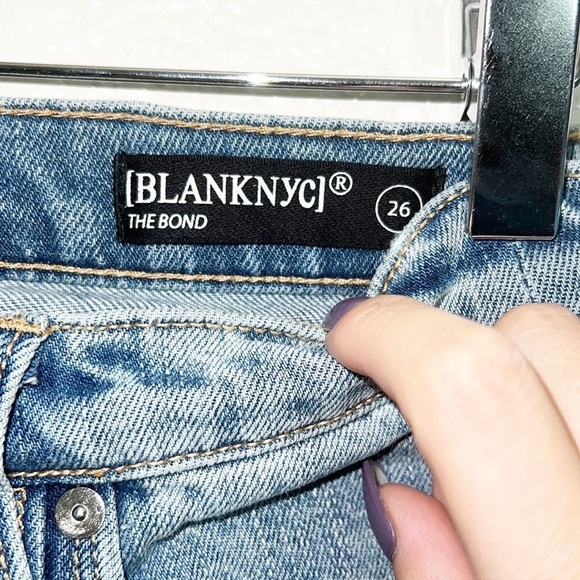Blank NYC The Bond Mid Rise Skinny Distressed Jeans NEW - Picture 6 of 14